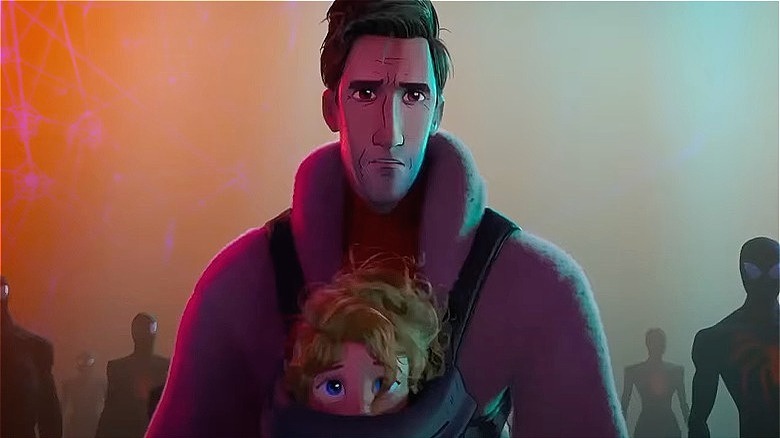 Peter B. Parker and his baby Mayday