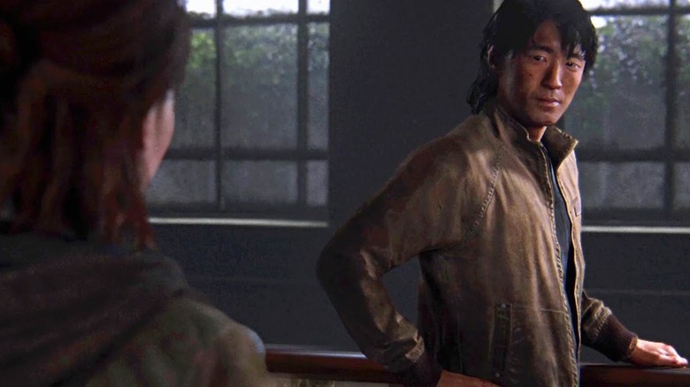 Jesse talking to Ellie in The Last of Us
