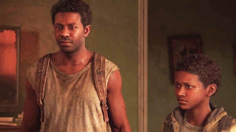 Sam and Henry in The Last of Us