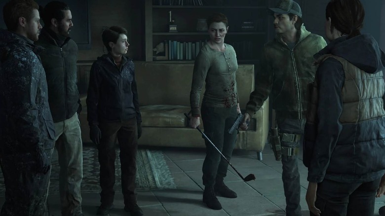 Abby stood with The Salt Lake Crew in The Last of Us