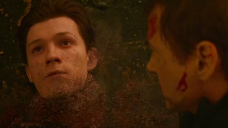 Tom Holland's Spider-Man turning to dust in Avengers: Infinity War