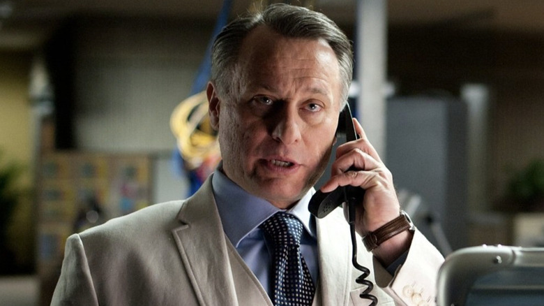 Michael Nyqvist as Kurt Hendricks on the phone in Mission: Impossible – Ghost Protocol