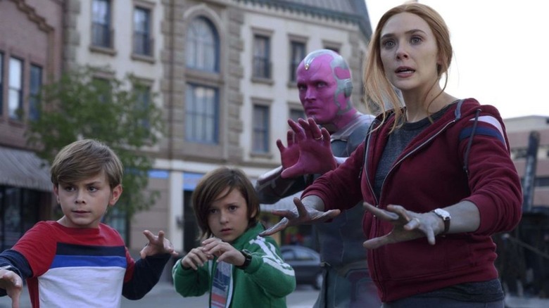 Wanda, Vision and their twins in WandaVision