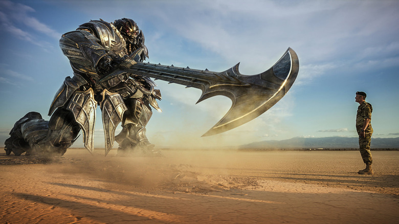 a big ax in TRANSFORMERS THE LAST KNIGHT