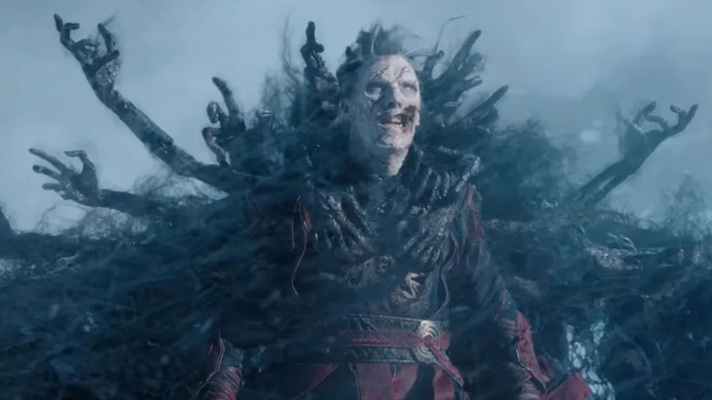 Doctor Strange in the Multiverse of Madness' zombie Strange screaming