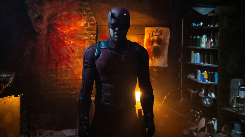 Charlie Cox as Daredevil, underground on Daredevil: Born Again