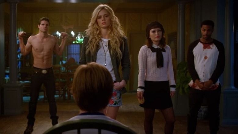 The cast of "The Babysitter"