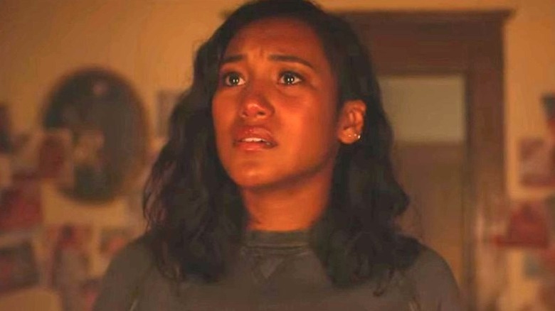 Sydney Park looking scared