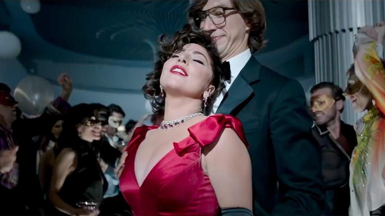 Lady Gaga and Adam Driver dancing at party