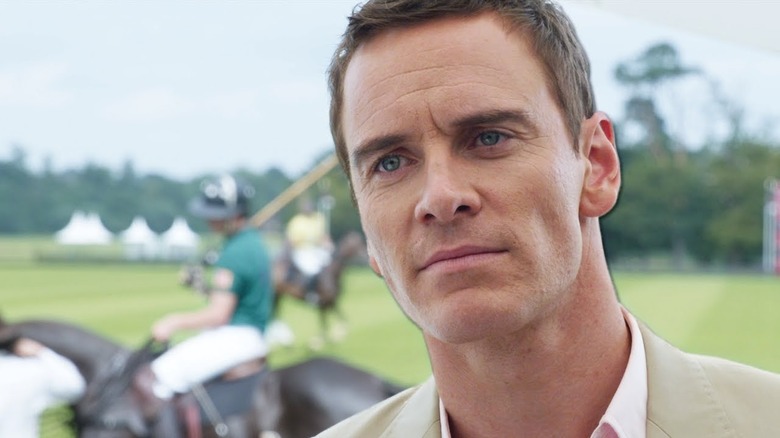 Michael Fassbender staring intensely