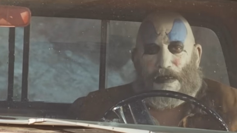 Clown in a car
