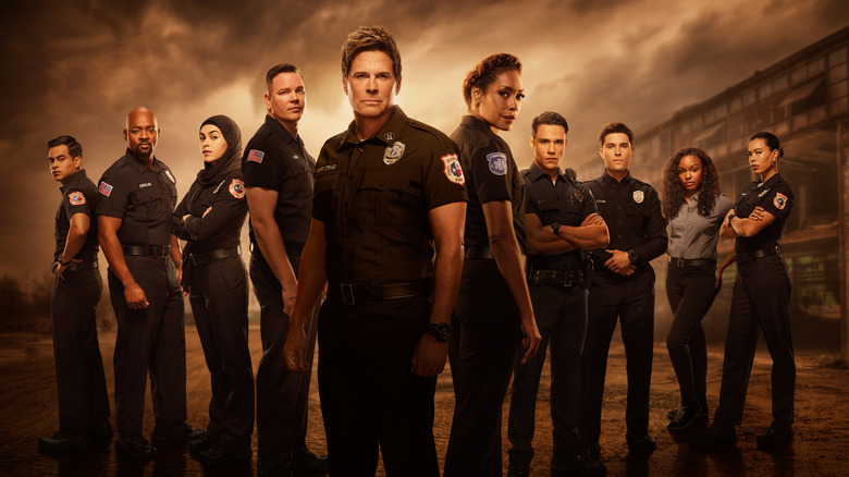 Rob Lowe and cast of 9-1-1: Lone Star