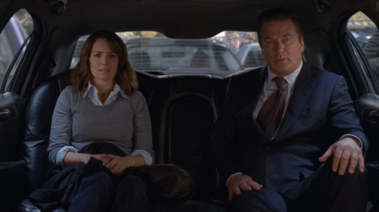 Liz and Jack in the back of his limo on 30 Rock