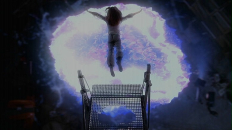 Buffy jumps into portal