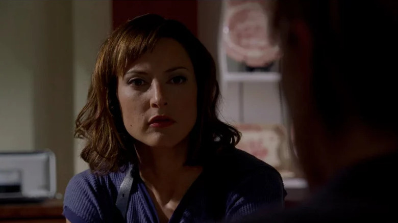 Criminal Minds' Elle frowning
