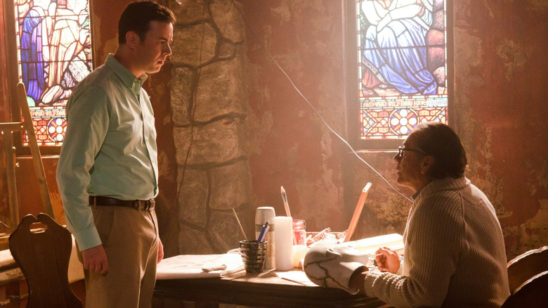 Professor James Gellar and Travis Marshall in Dexter