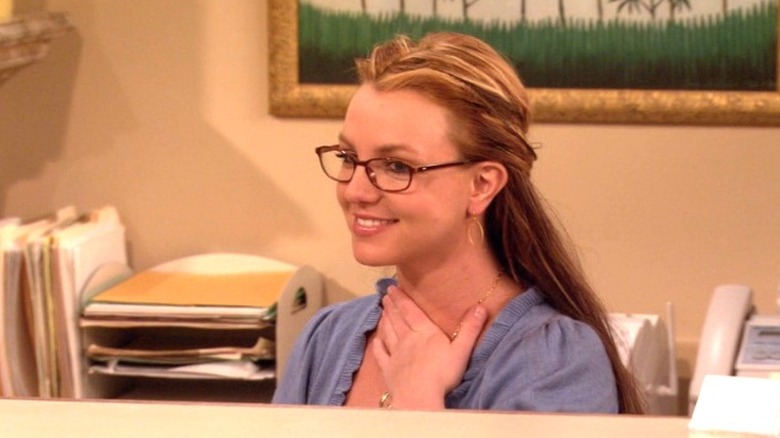 Abby (Britney Spears) has her eye on Ted