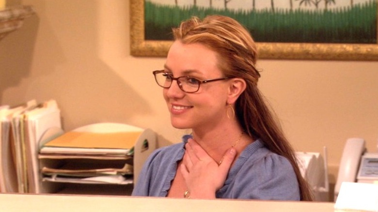 Abby (Britney Spears) has her eye on Ted
