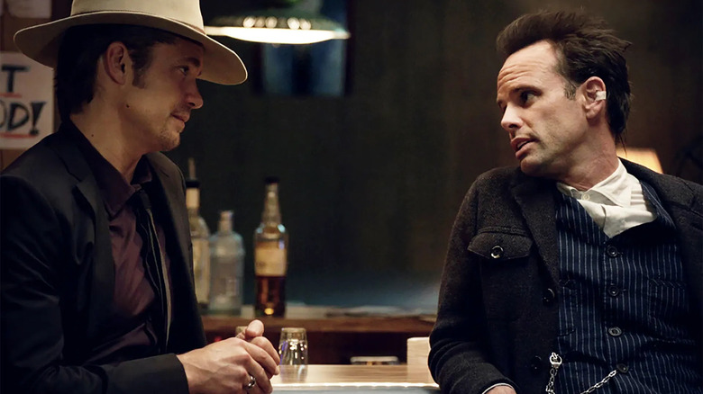 Timothy Olyphant and Walton Goggins in Justified