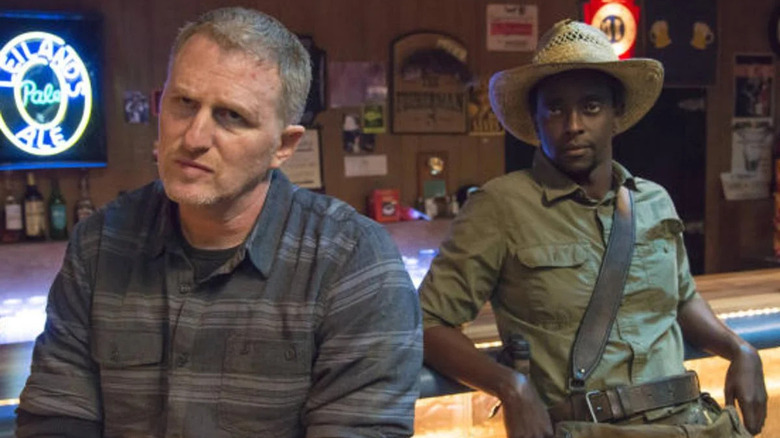Michael Rapaport and Edi Gathegi in Justified