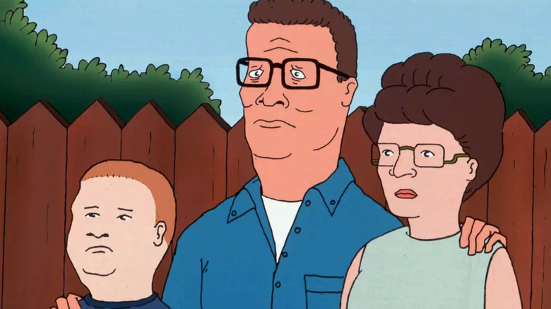 Bobby, Hank, and Peggy Hill