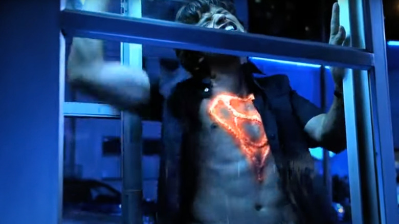 Clark is branded with an "S"