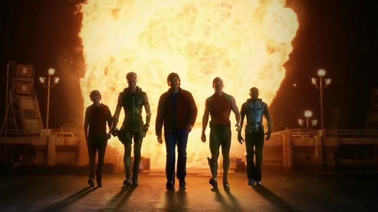 Justice League explosion