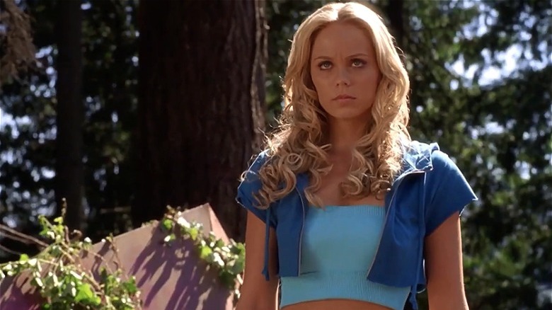 Supergirl in the forest