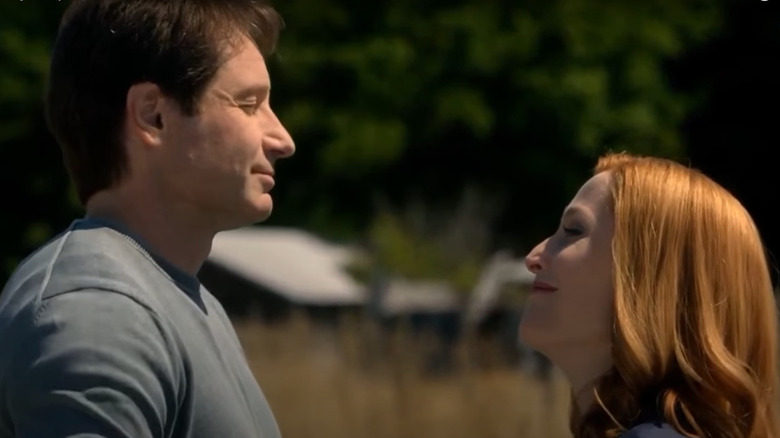 Mulder and Scully beaming