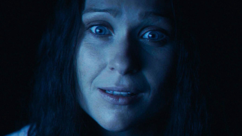 Eurus stares in darkness Sherlock