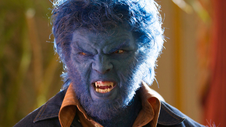 Nicholas Hoult as Beast in "X Men: Dark Phoen