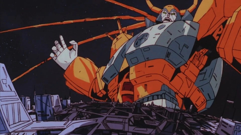 Unicron preparing to attack in "Transformers: The Movie"