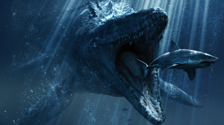 Jurassic World Mosasaur poster