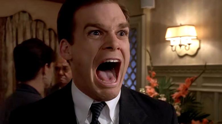 Michael C. Hall screaming in Six Feet Under