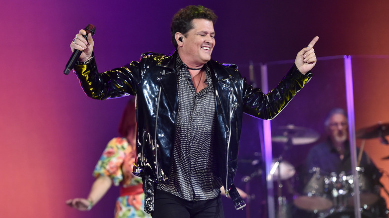Carlos Vives performs at Encanto premiere