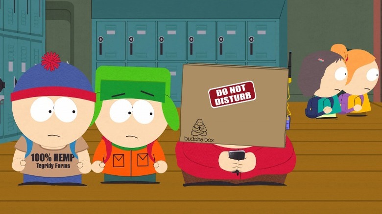 Stan, Kyle, and Cartman in South Park
