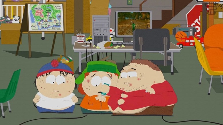 Stan, Kyle, and Cartman in South Park