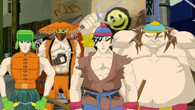 Kenny, Stan, Kyle, and Cartman