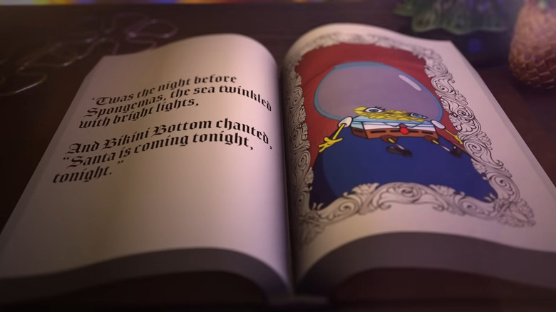 Picture book featuring a deflated SpongeBob on SpongeBob SquarePants
