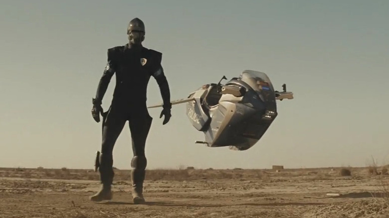 Stunt performer Jeremy Fitzgerald as Iowa Cop in Star Trek (2009)