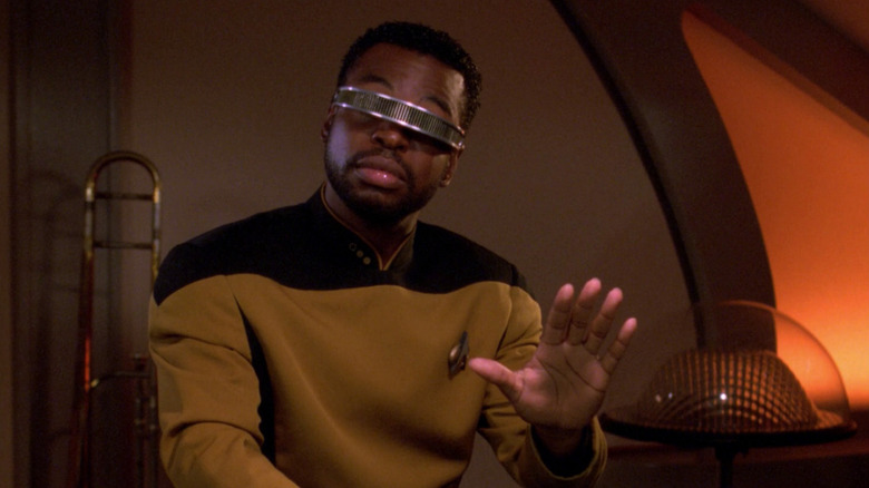 LeVar Burton as Geordi La Forge in Star Trek: The Next Generation