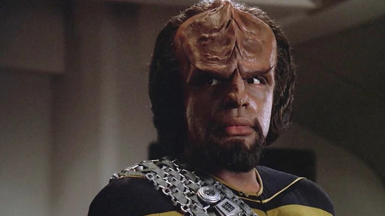Michael Dorn as Worf in Star Trek: The Next Generation