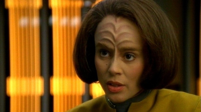 Roxann Dawson as B'Elanna Torres in Star Trek: Voyager