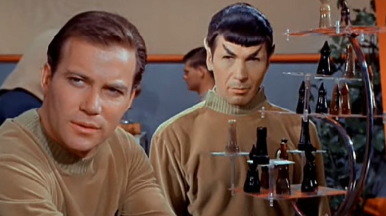 Kirk and Spock 3-D chess