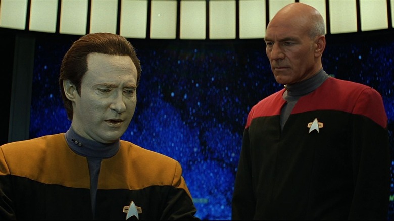 Data and Picard in Star Trek: Generations