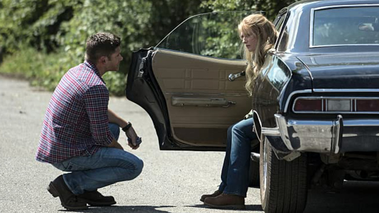 Jensen Ackles and Samantha Smith in Supernatural