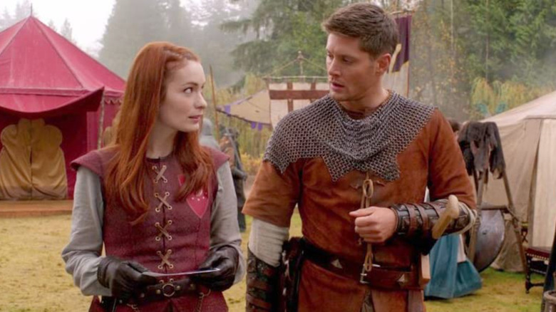 Felicia Day and Jensen Ackles in Supernatural