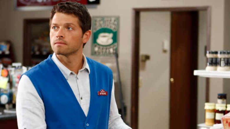 Castiel working as Steve in Supernatural