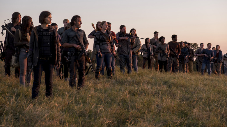 Rick's army assembles