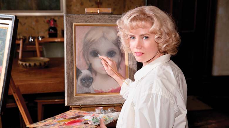 Amy Adams at easel painting